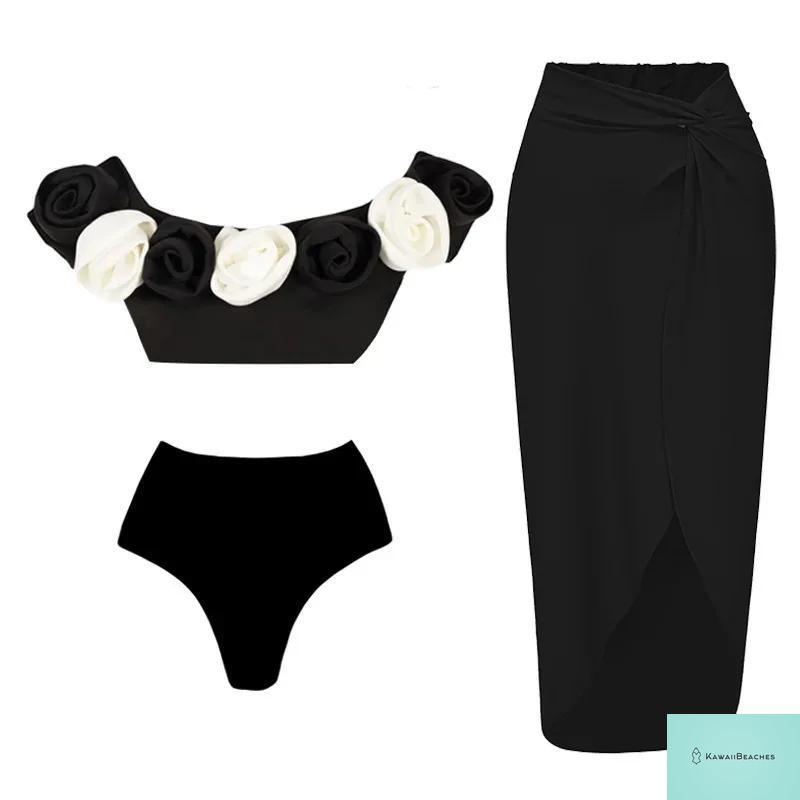 Floral Ruffle Printed Push Up Womens One Piece Swimsuit