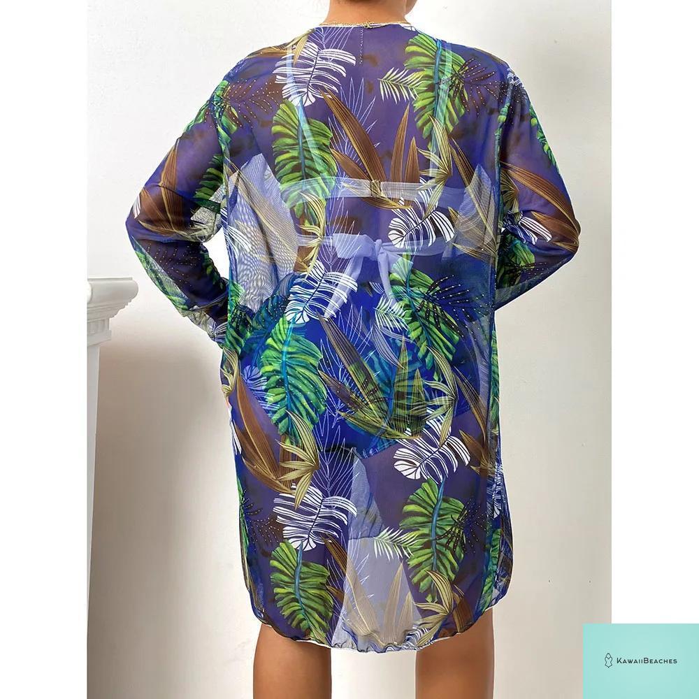 Womens 3 Piece Long Sleeve Swimsuit