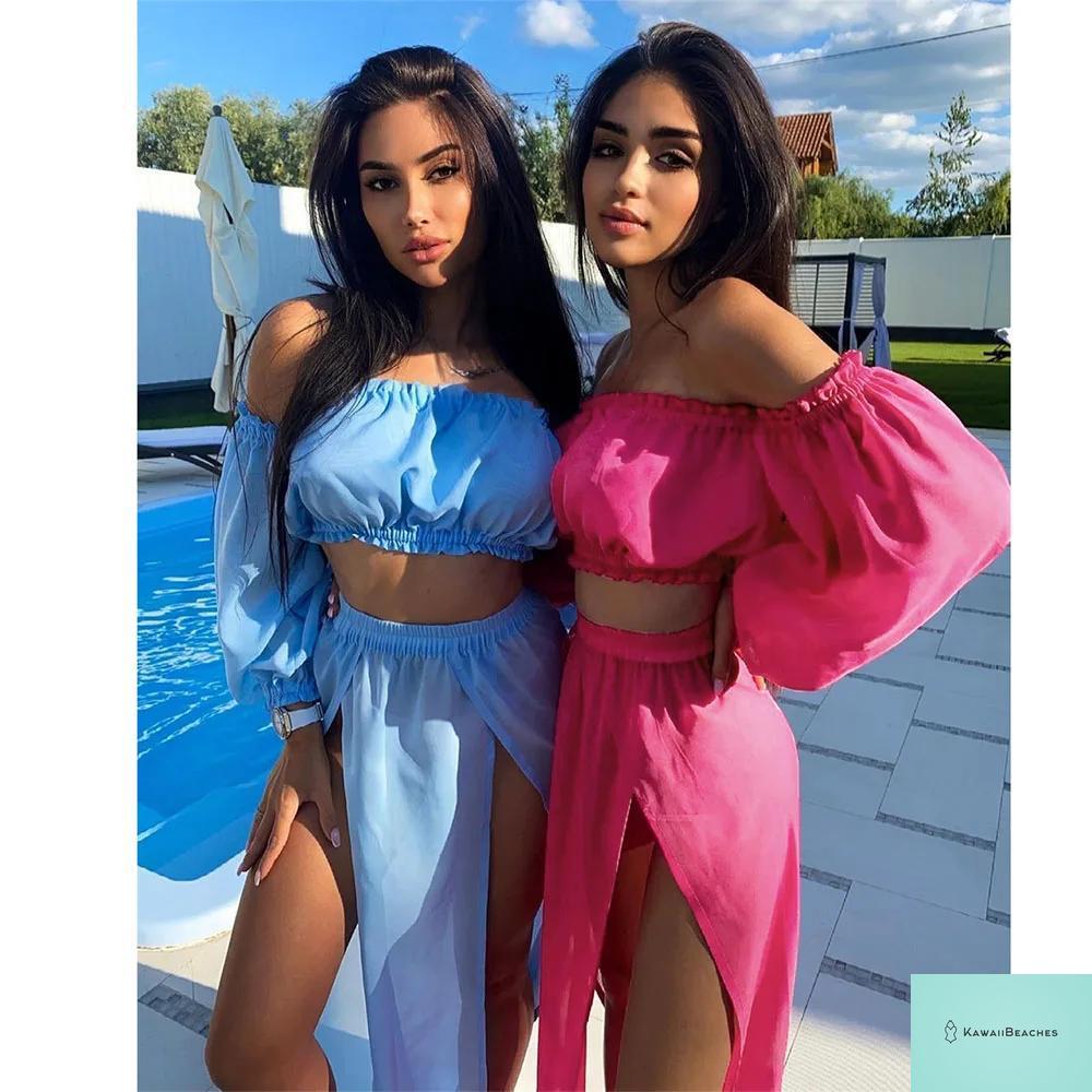 Womens Two Piece Swimsuit Set