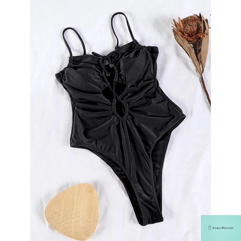 Sexy Hollow Out Womens One Piece Swimsuit