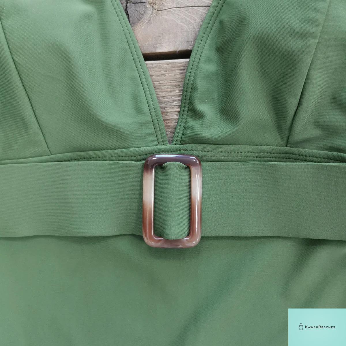 Kawaii V-Neck Lace Print One Piece Swimsuit