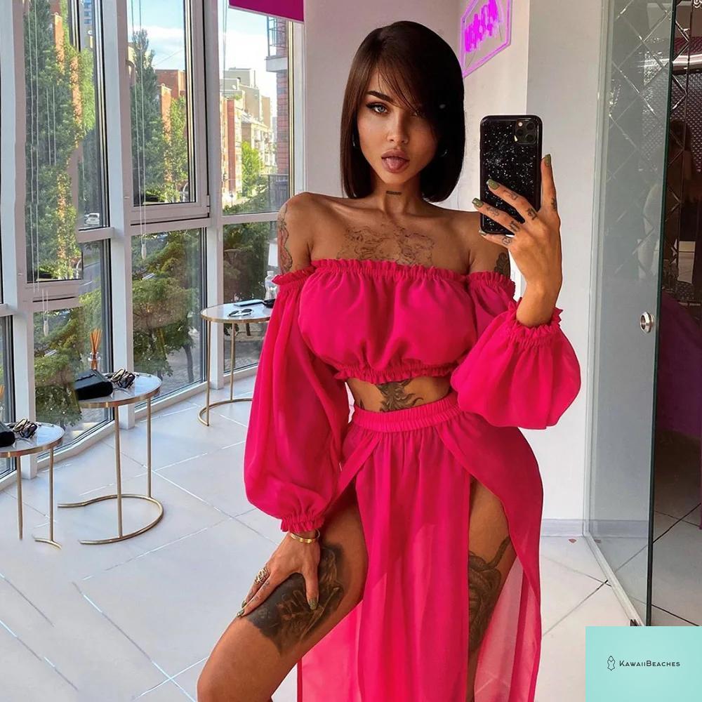 Womens Two Piece Swimsuit Set