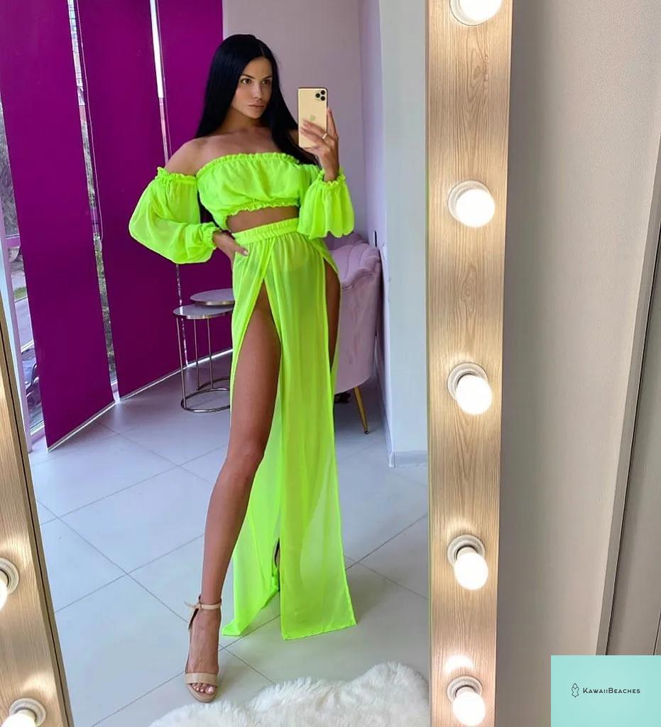 Womens Two Piece Swimsuit Set