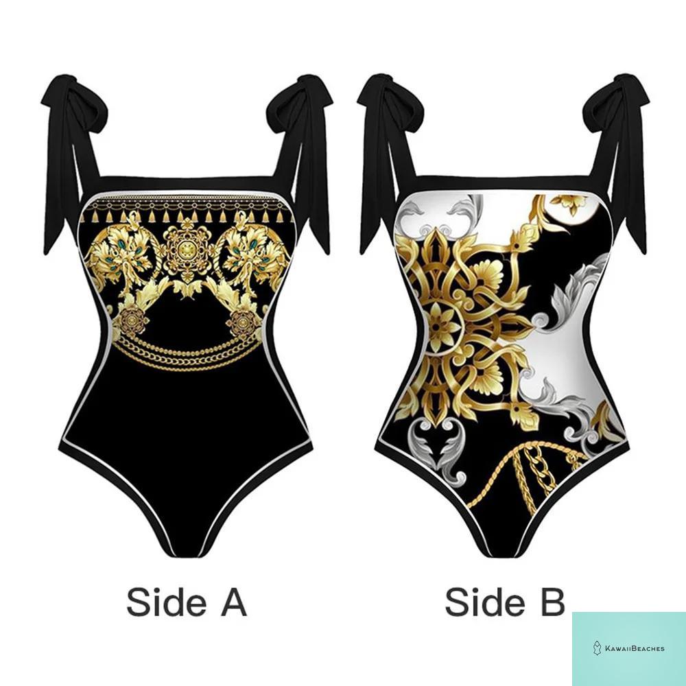 KawaiiBeaches Double-Sided Push Up Bikini Set