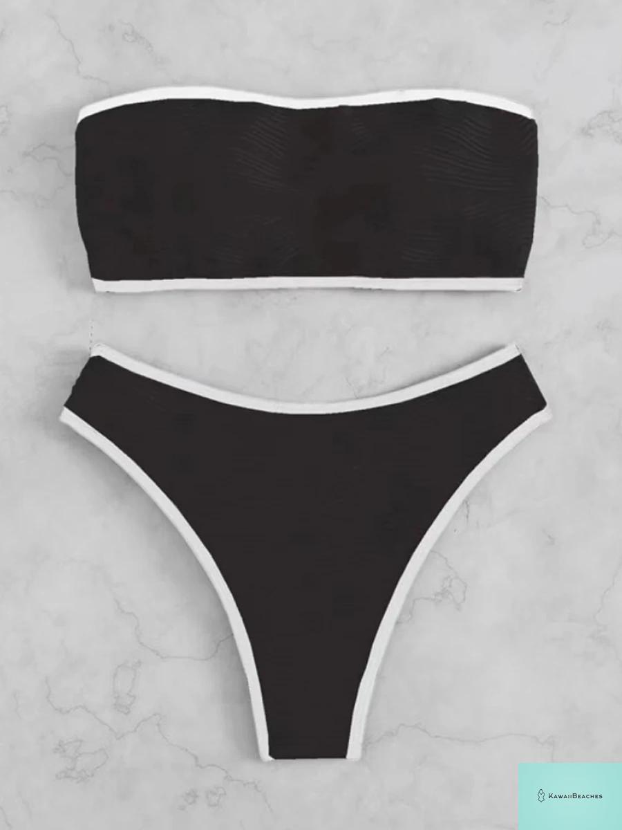High Waist Triangle Bikini Swimsuit