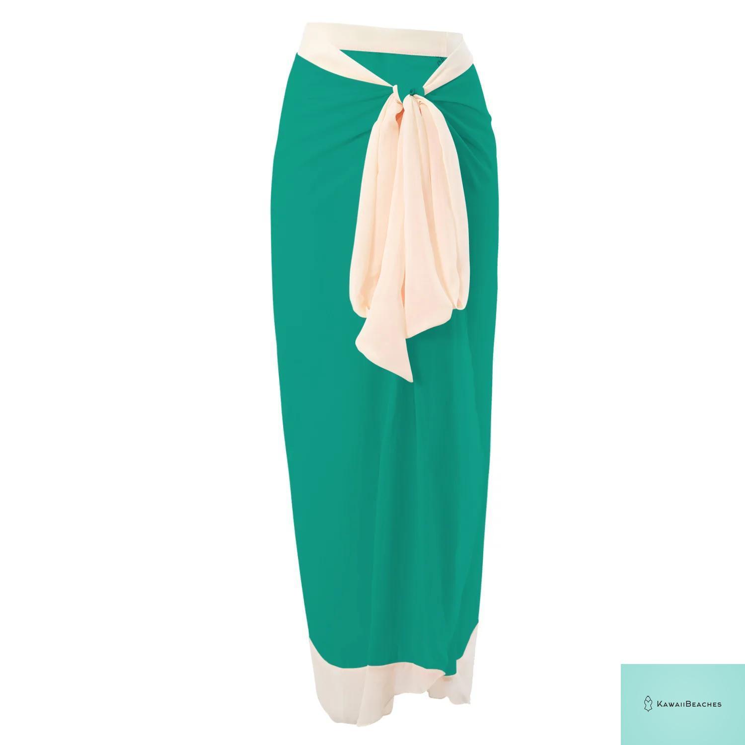 Kawaii Retro Print Beach Dress Cover-Up