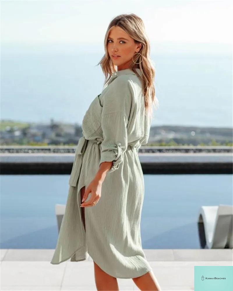 Womens Elegant Beach Cover Up Dress