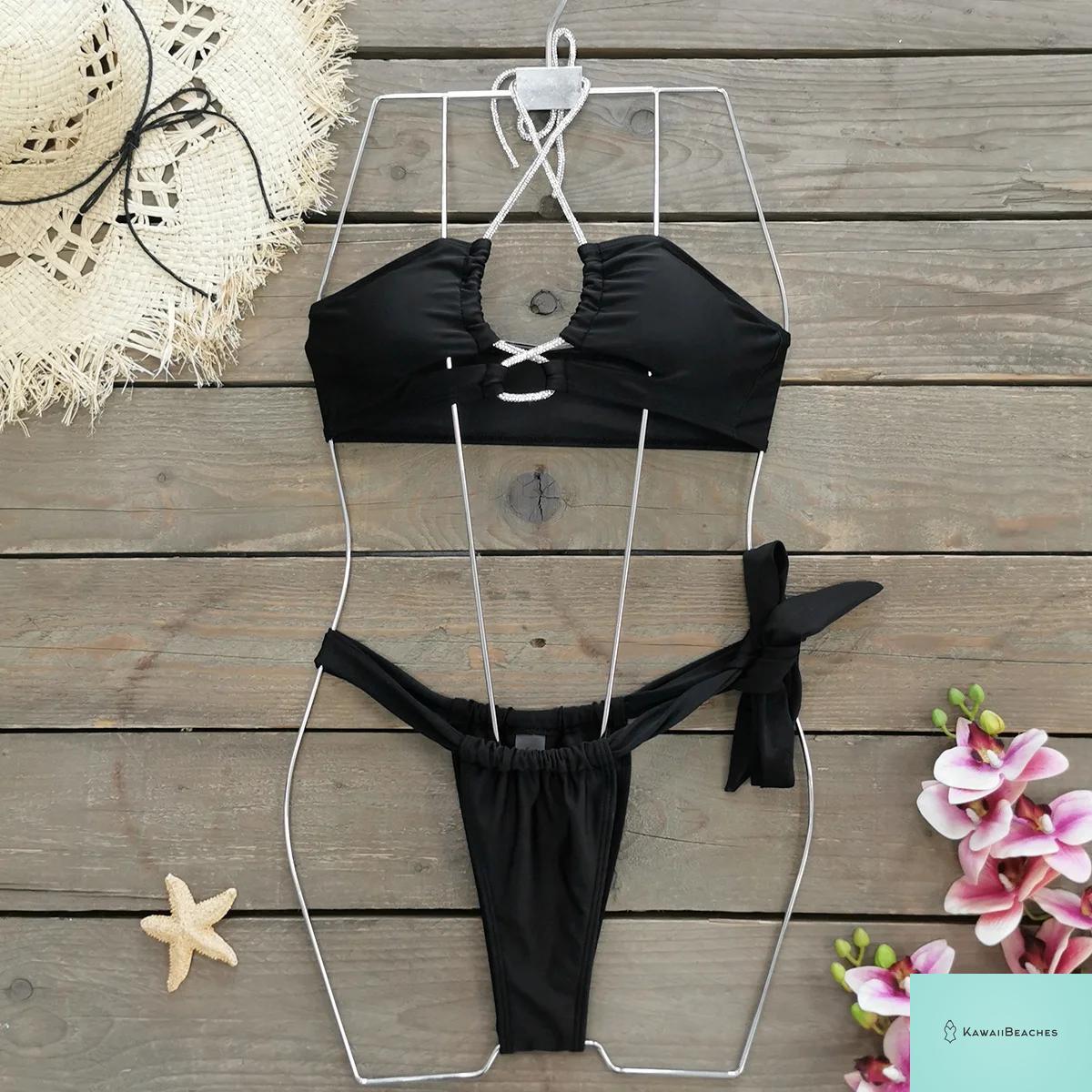 High Waist Sexy Brazilian Bikini Set