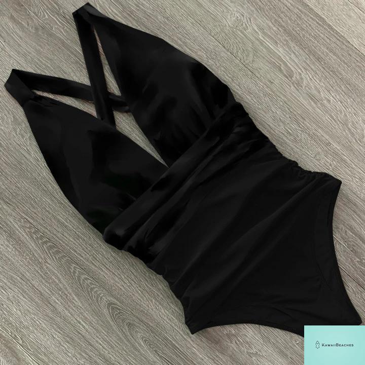 Kawaii Retro Push Up One Piece Swimsuit