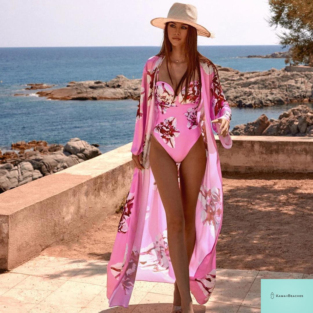 Womens 3 Piece Long Sleeve Swimsuit