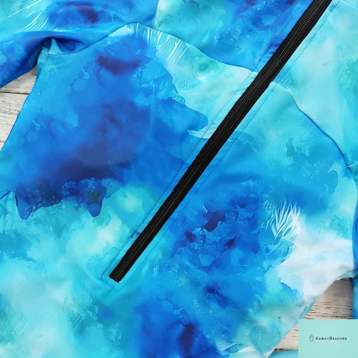 KawaiiBeaches Skeleton Long Sleeve Swimsuit