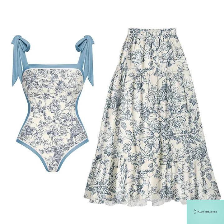 KawaiiBeaches Double-Sided Push Up Bikini Set