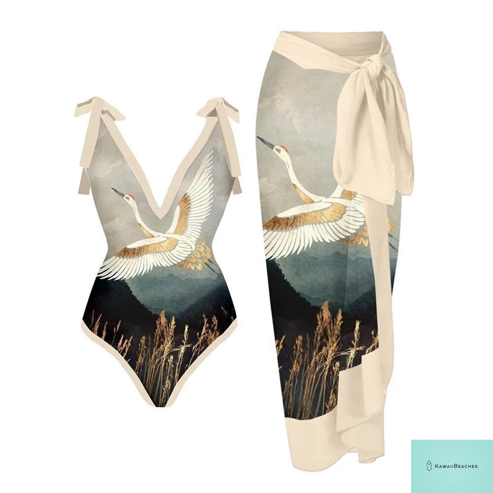 Floral Ruffle Push Up Bikini Set