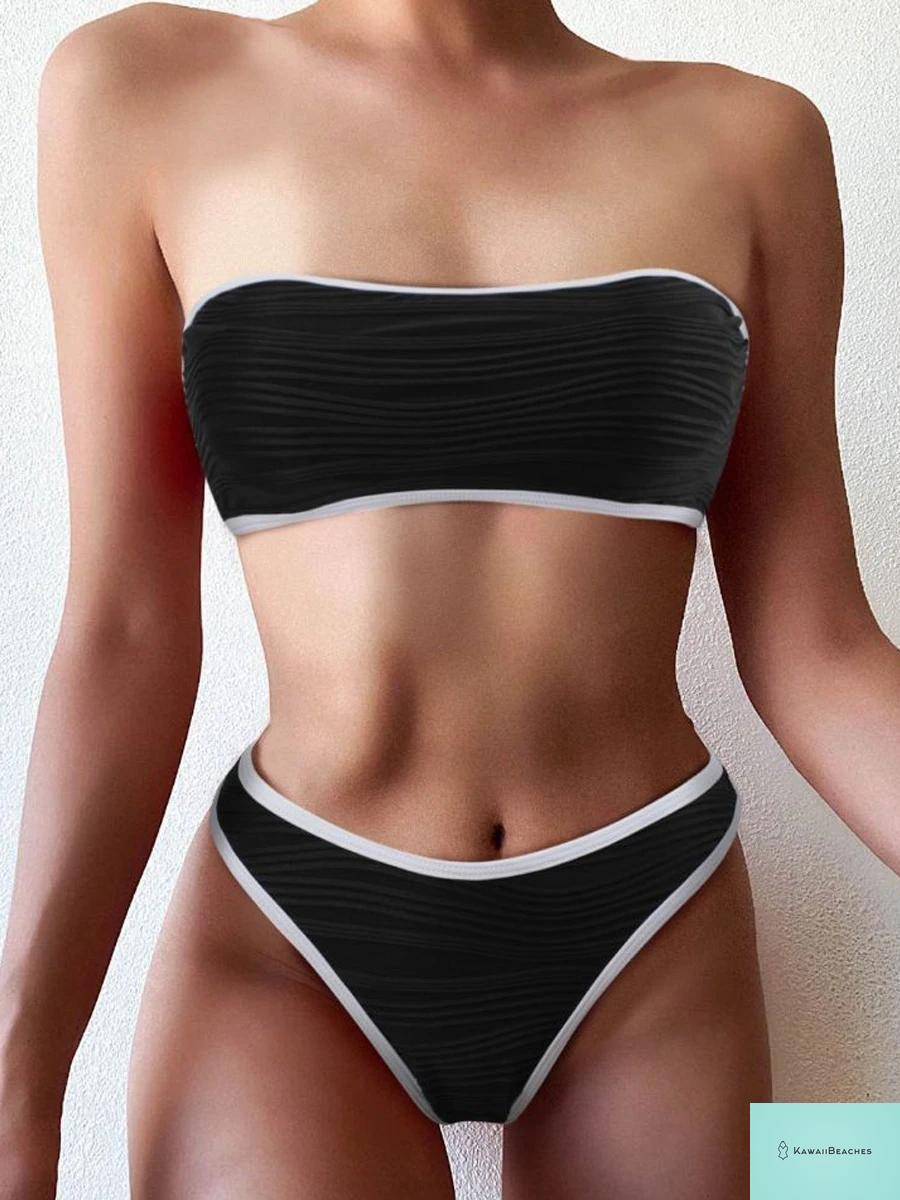 High Waist Triangle Bikini Swimsuit