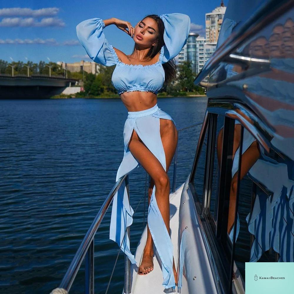 Womens Two Piece Swimsuit Set