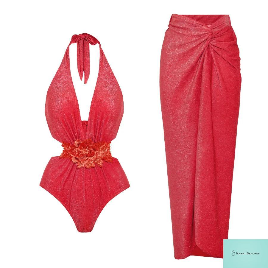 Kawaii Ruffle Skirted Bikini Set