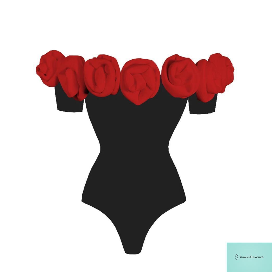 Floral Ruffle Printed Push Up Womens One Piece Swimsuit