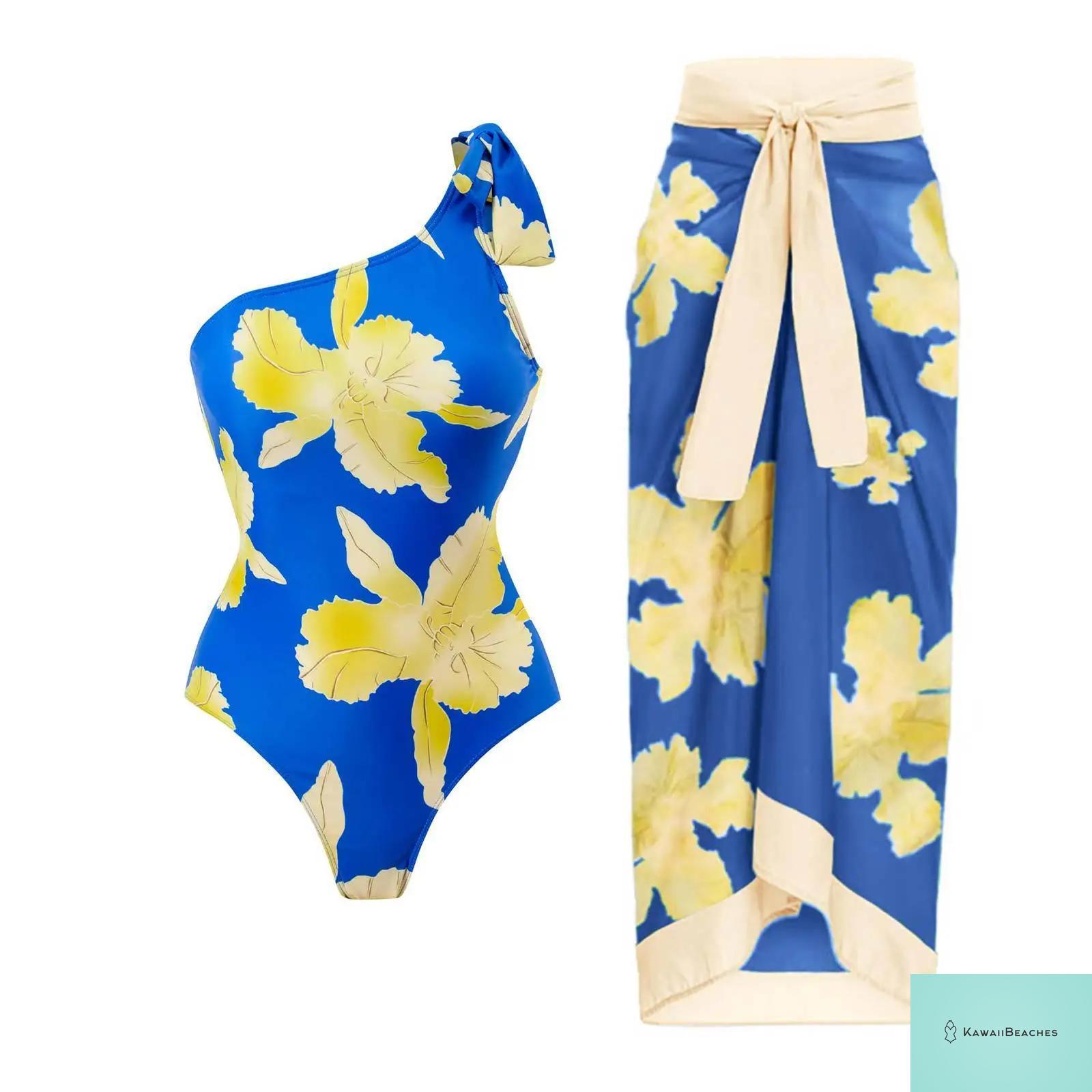 Floral Ruffle Push Up Bikini Set