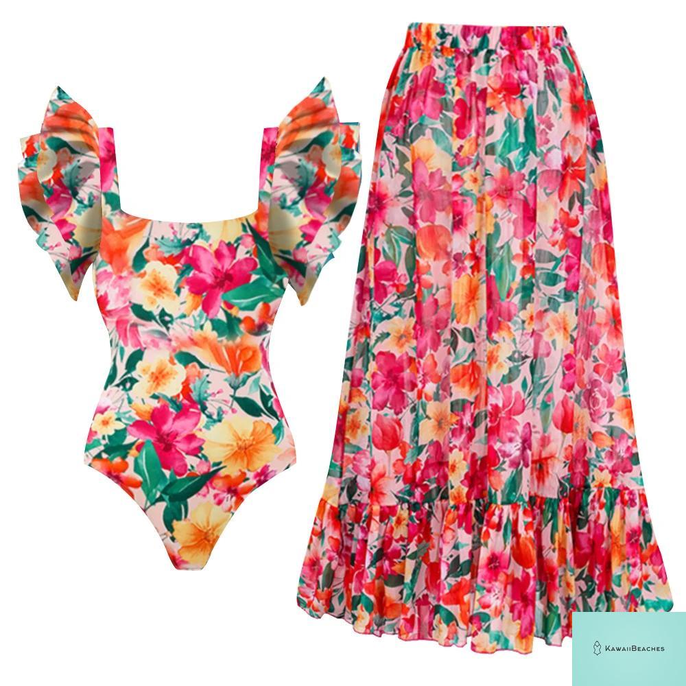 Sexy Ruffle Bikini Set for Women