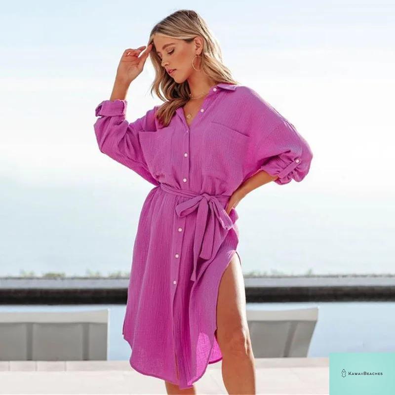 Womens Elegant Beach Cover Up Dress