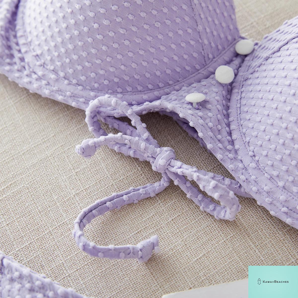 High Waist Golden Print Brazilian Bikini Set