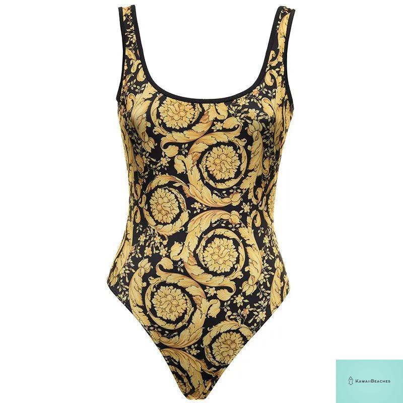 Kawaii Floral Print Bikini Set