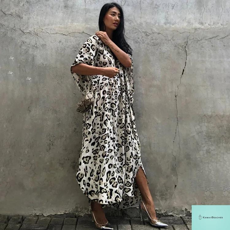 Womens Beach Cover Up Kaftan Dress