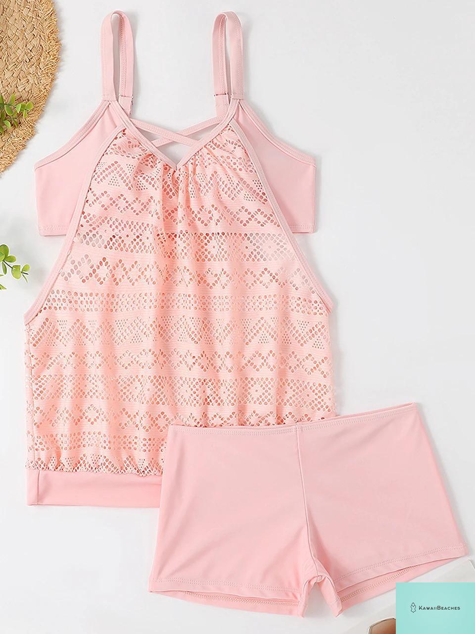 High Waist Print Bikini Swimsuit Set