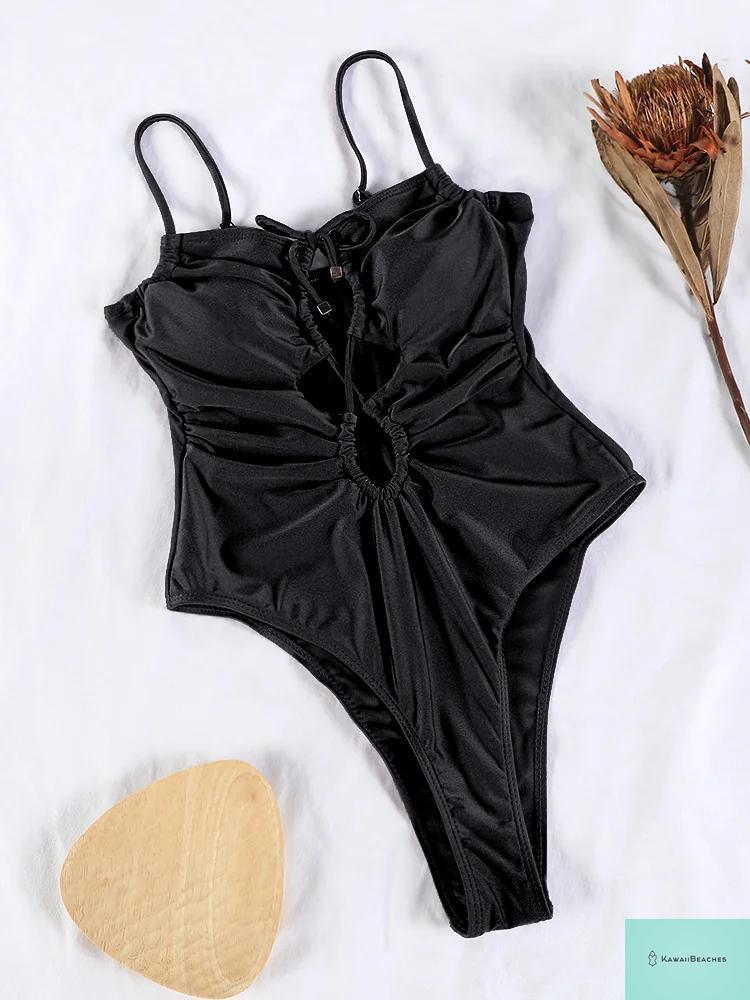 Sexy Hollow Out Womens One Piece Swimsuit
