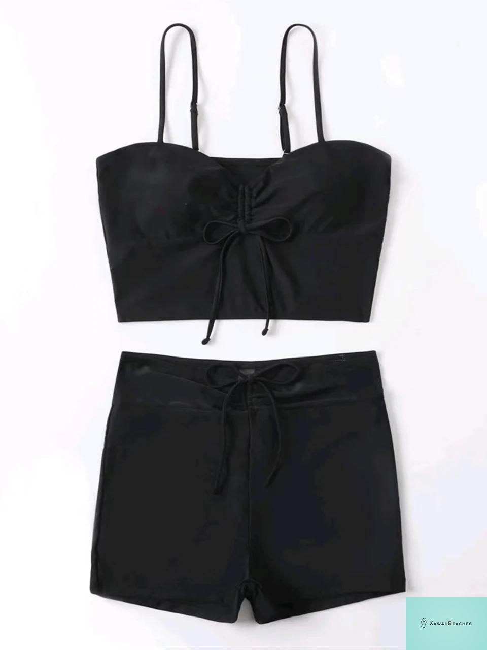 High Waist Padded Bikini Swimsuit Set