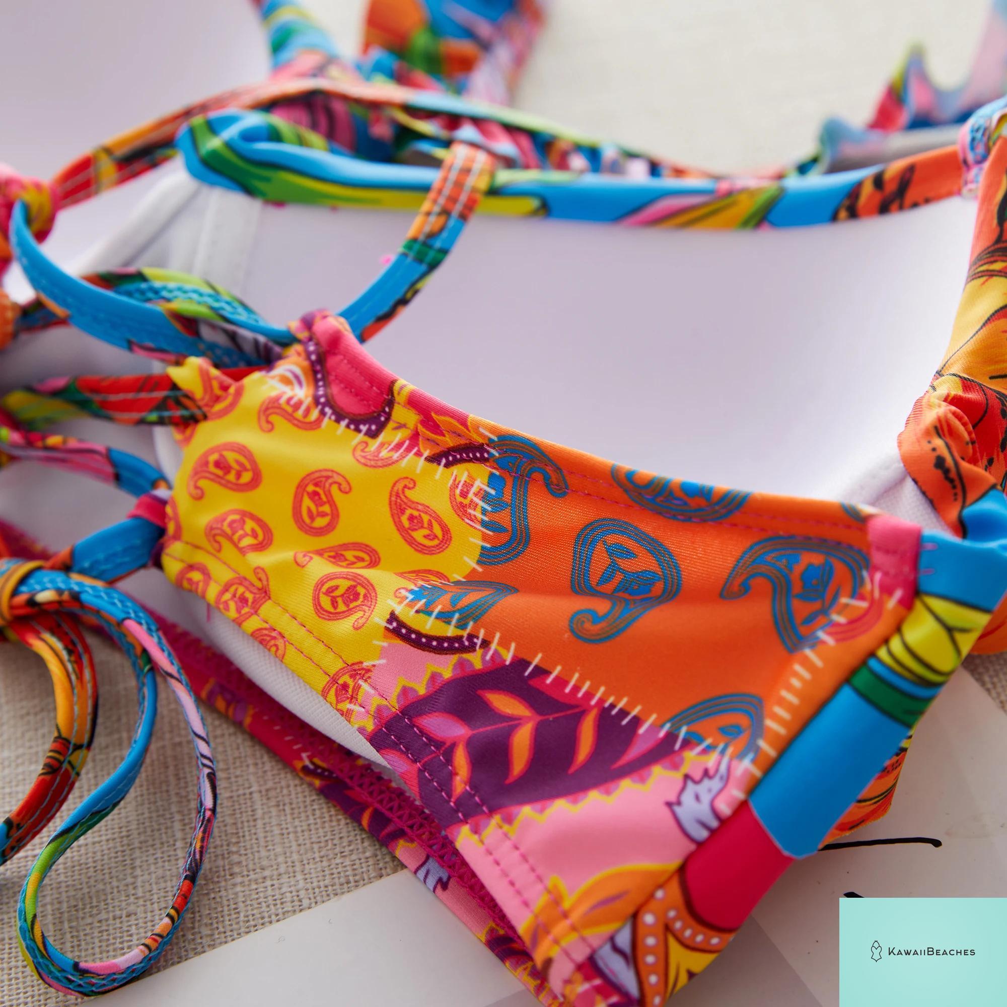 Sexy Ruffle Bikini Swimsuit Set