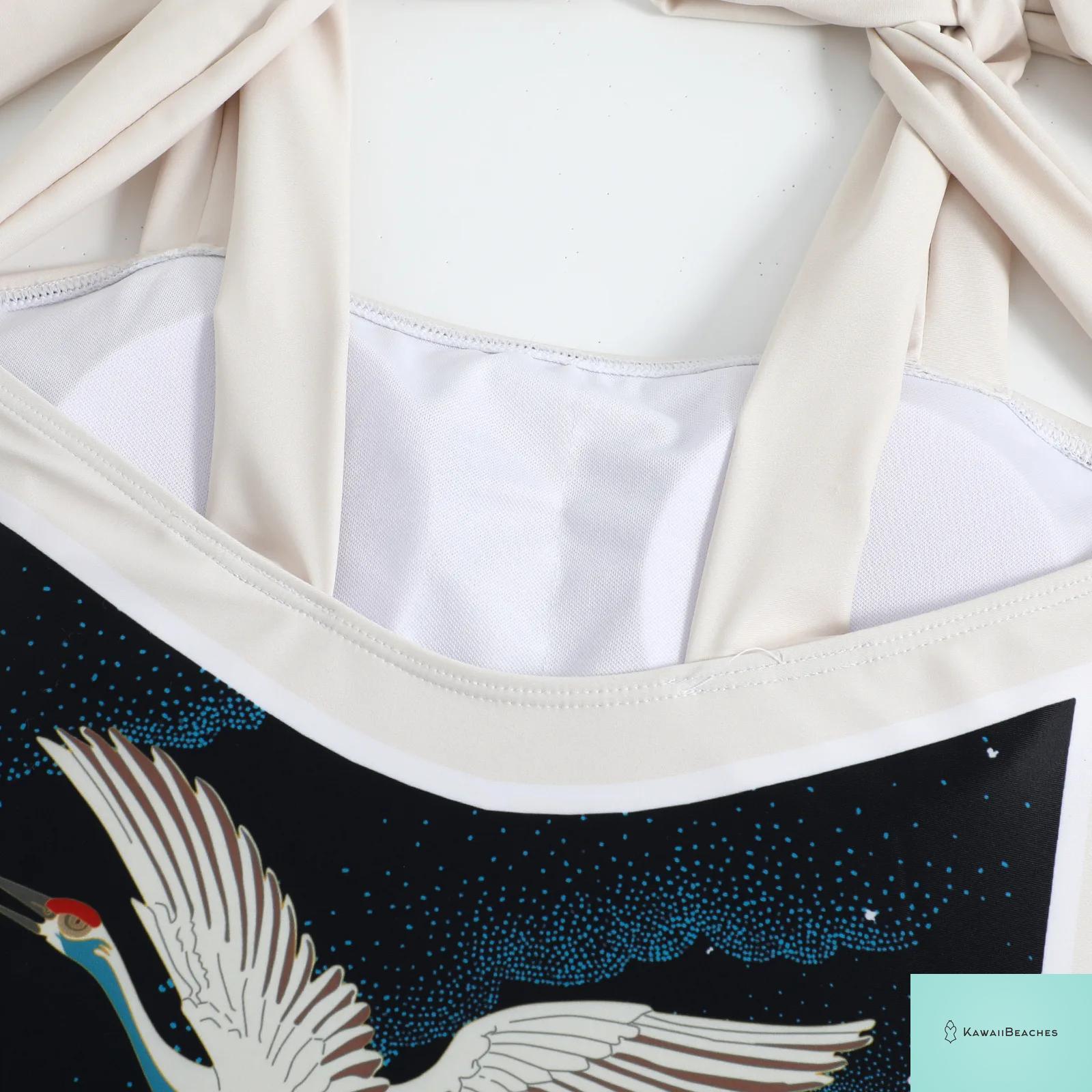 Floral Ruffle Push Up Bikini Set