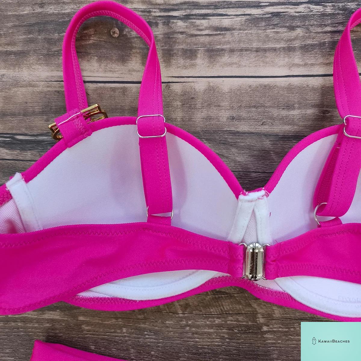 Kawaii Retro Push Up One Piece Swimsuit