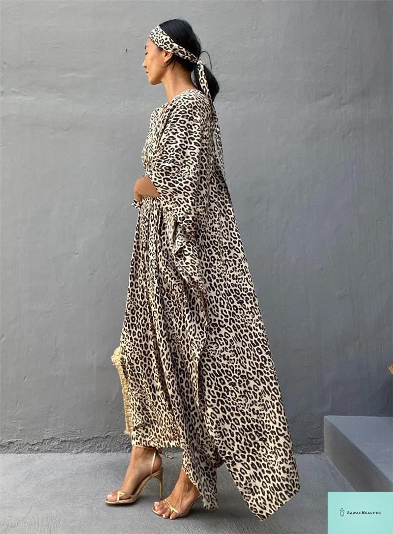 Womens Beach Cover Up Kaftan Dress