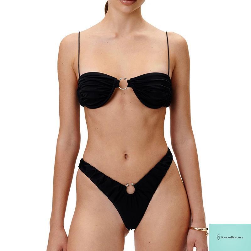 Kawaii Womens Push Up Bikini Set