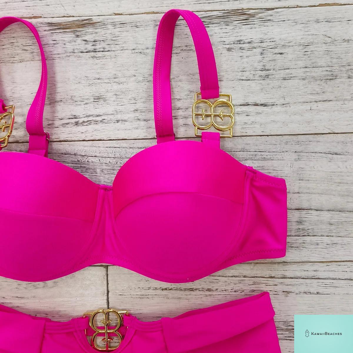 Kawaii Retro Push Up One Piece Swimsuit