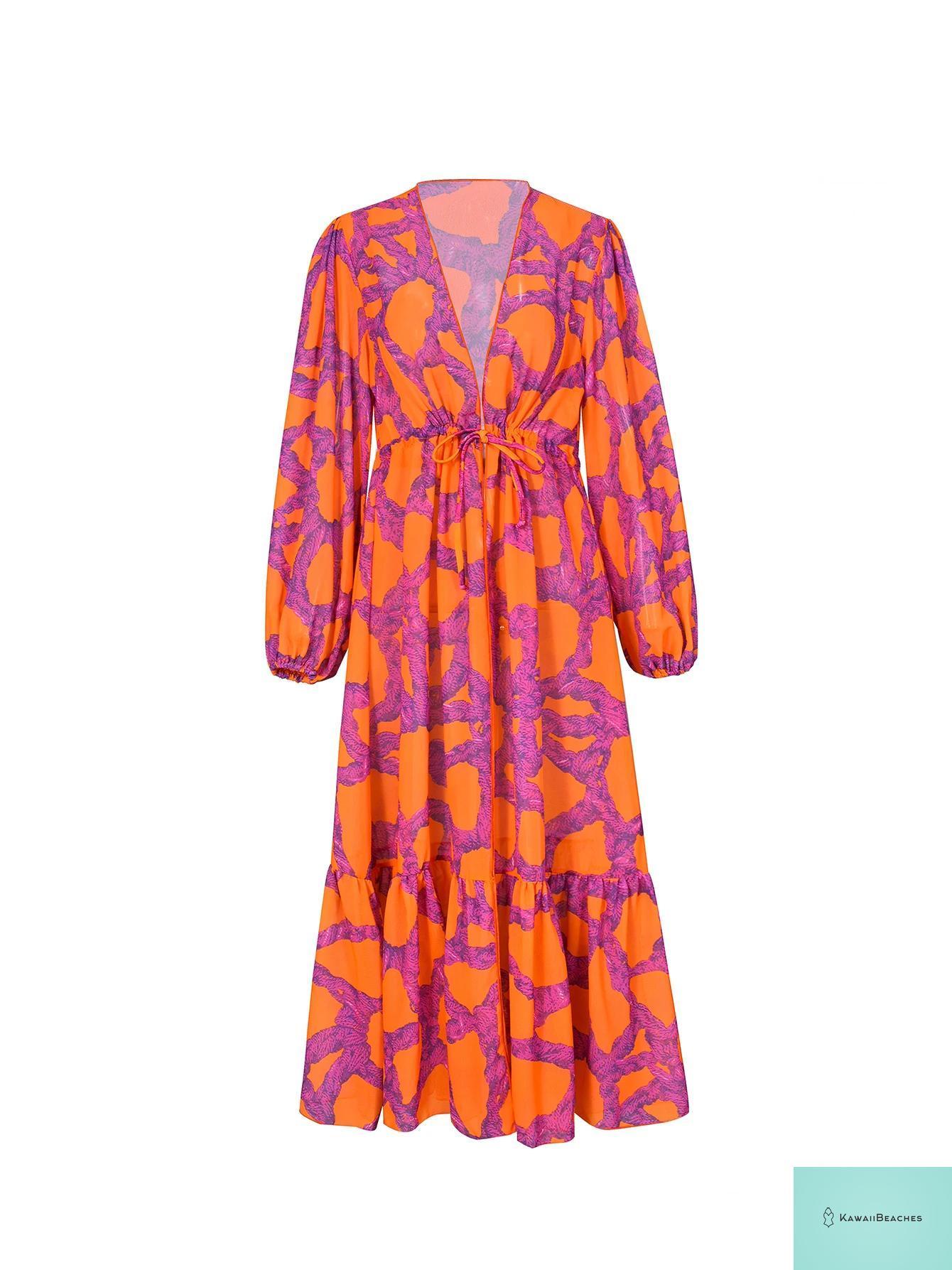 Kawaii Vintage Floral One Piece Swimsuit