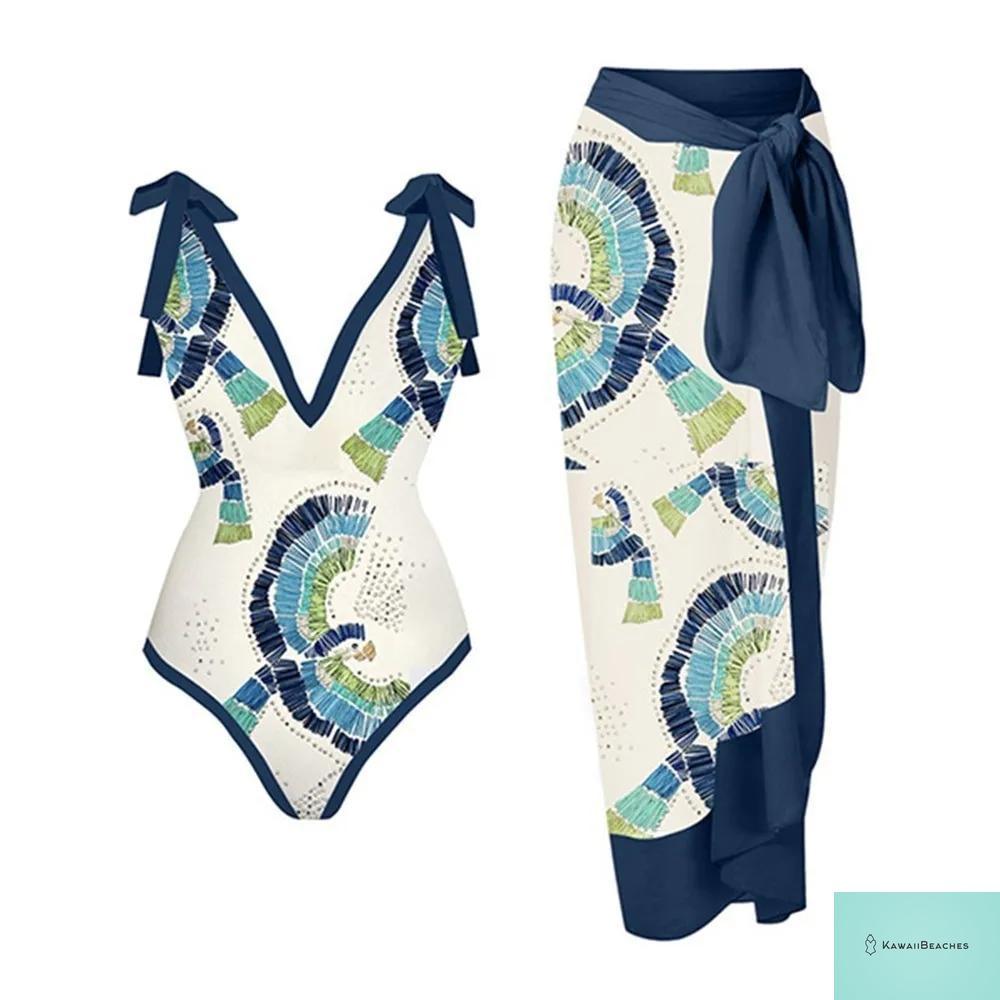 Floral Ruffle Push Up Bikini Set