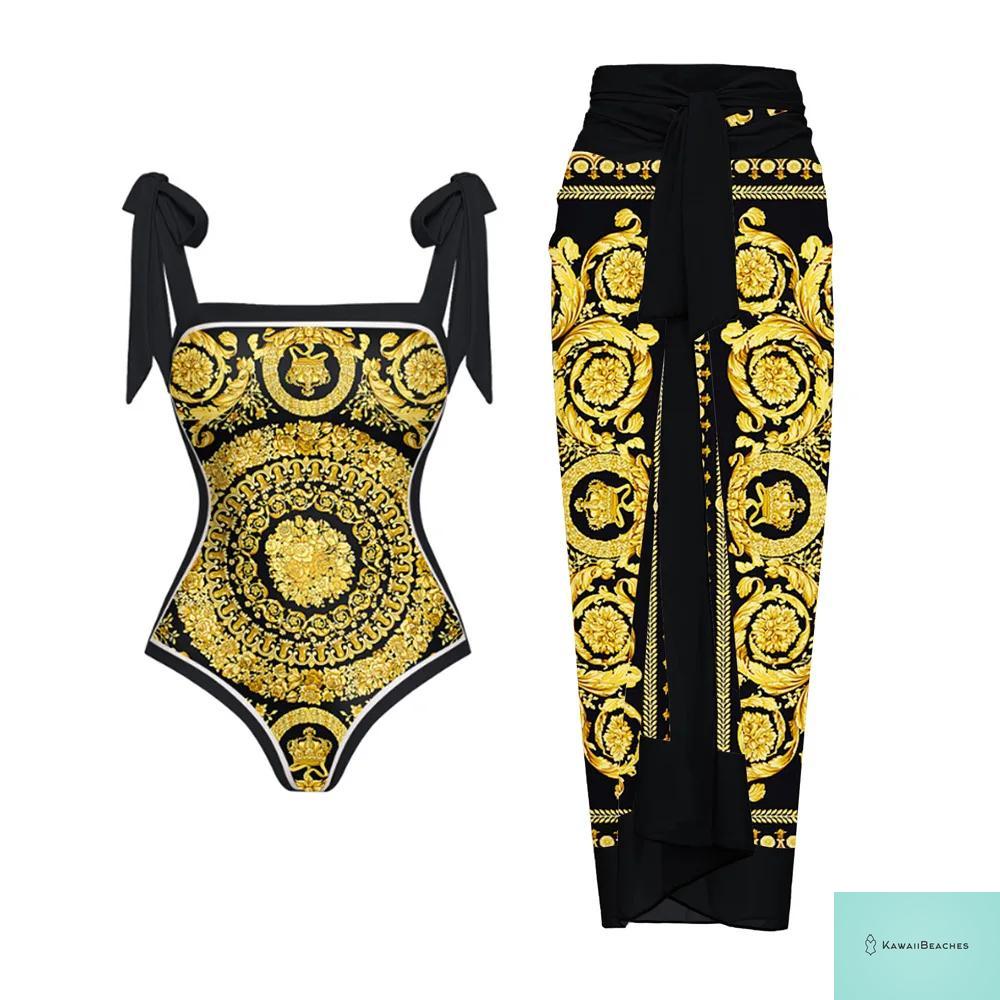 KawaiiBeaches Double-Sided Push Up Bikini Set