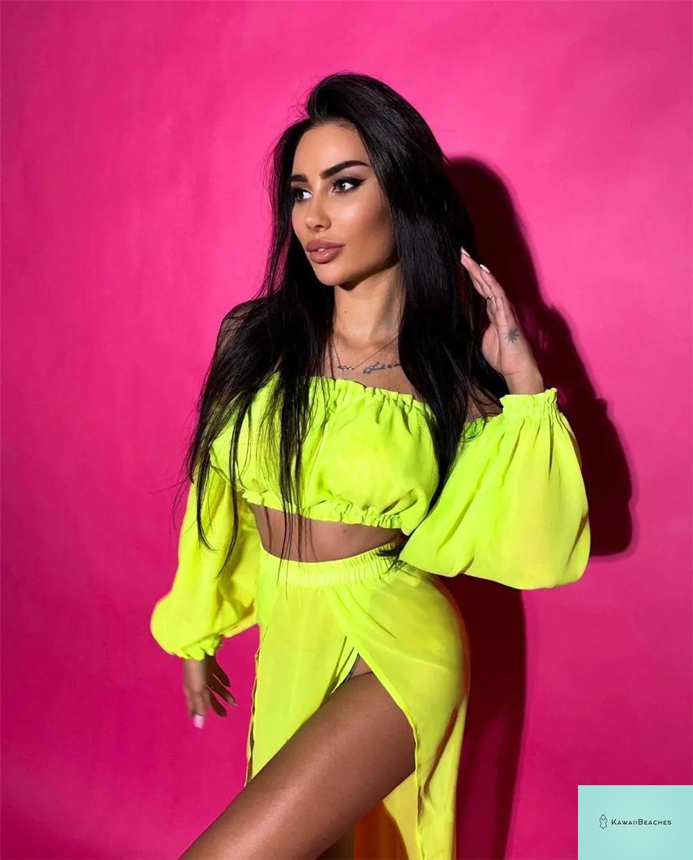 Womens Two Piece Swimsuit Set