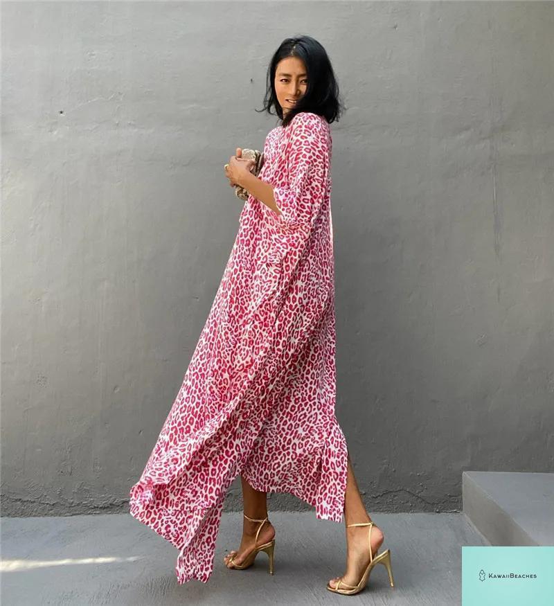 Womens Beach Cover Up Kaftan Dress
