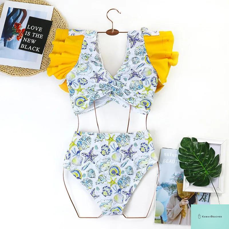 Floral Push Up Bikini Swimwear Set