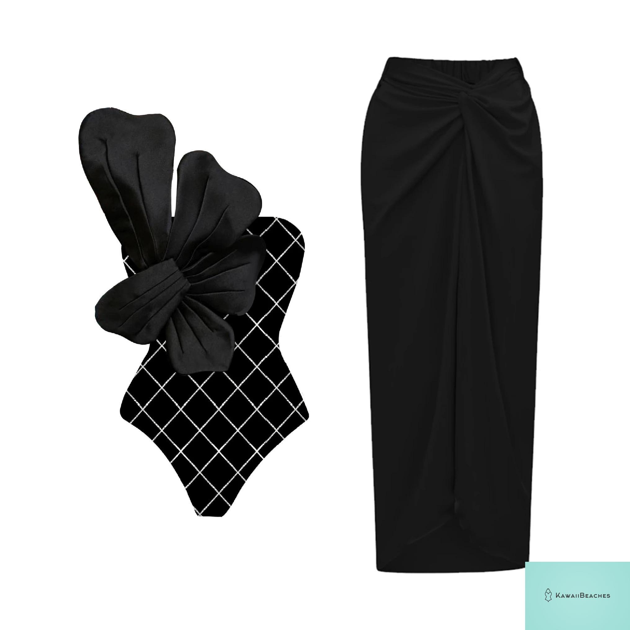 Floral Ruffle Push Up One Piece Swimsuit