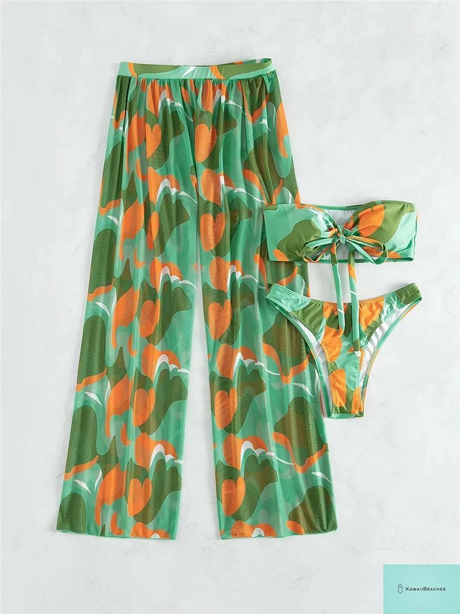 Womens Triangle Bikini Swimwear Set