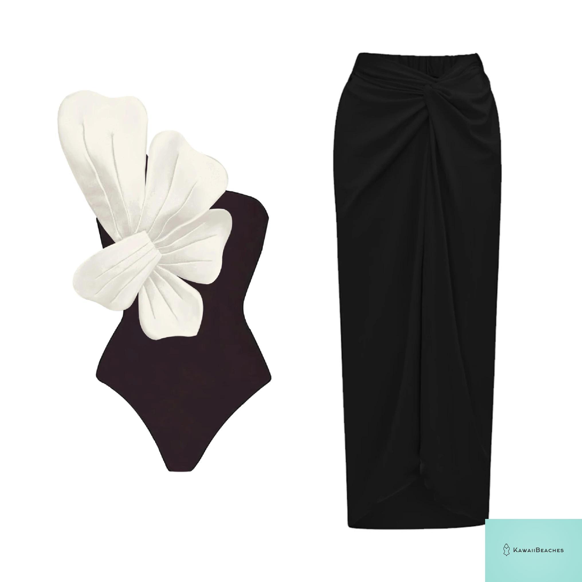 Floral Ruffle Push Up One Piece Swimsuit