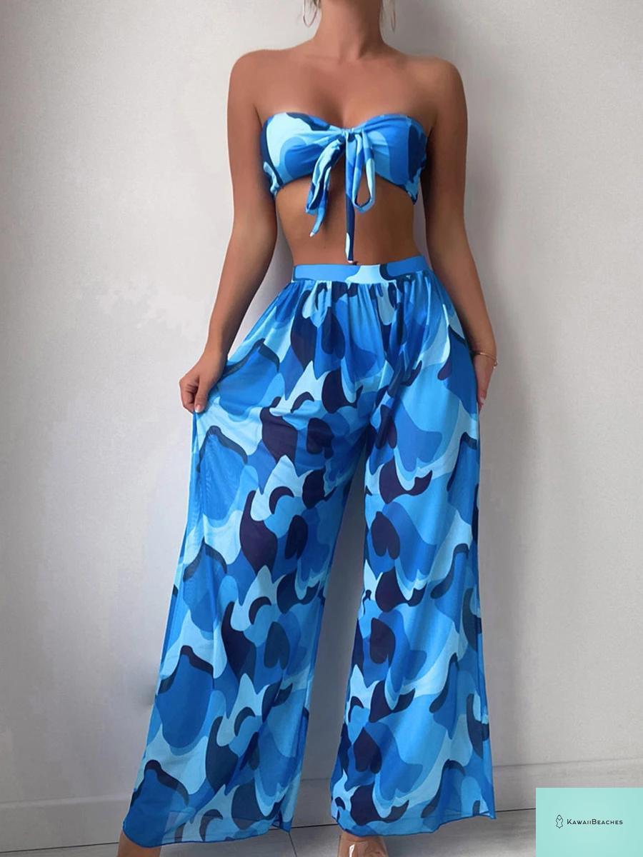 Womens Triangle Bikini Swimwear Set