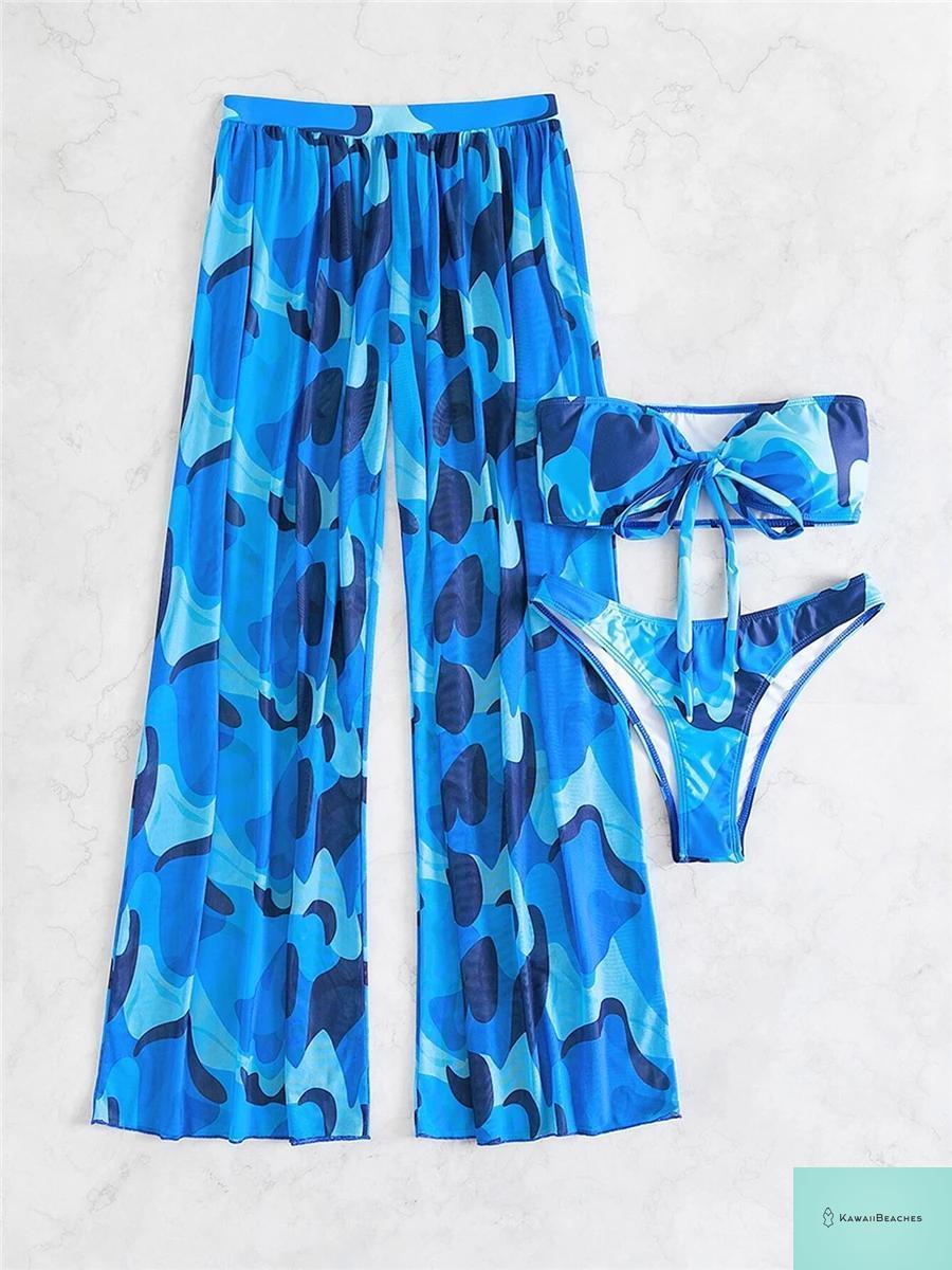 Womens Triangle Bikini Swimwear Set