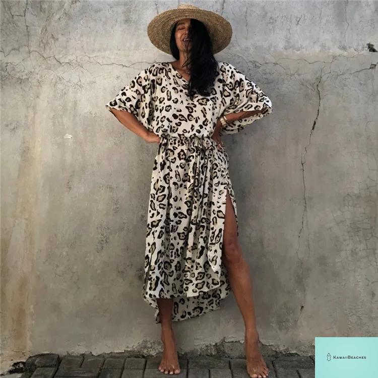 Womens Beach Cover Up Kaftan Dress