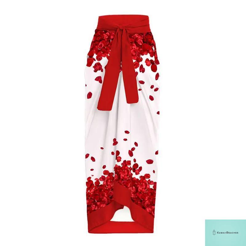 Kawaii Retro Print Beach Dress Cover-Up