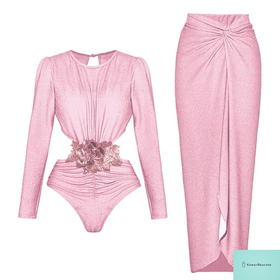 Kawaii Ruffle Skirted Bikini Set